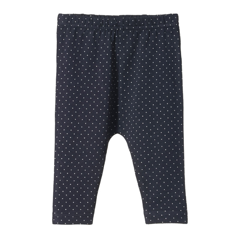 Nature Baby Leggings Navy Mini Polka image number 0